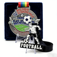 Médaille personnalisée en alliage de zinc pour événements sportifs 2D 3D, judo, gymnastique, natation, football
