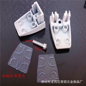 Desktop Aluminum Alloy Glass Clip 30mm Thickness <b>Desk</b> Mount Office Furniture Minimalist Design Durable Shenzhen China - Product Image 2