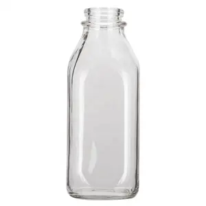 32oz. Botol susu kaca Quart persegi, 48mm 48-Snap