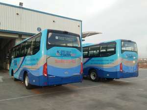 Diesel 35 asientos autobús para la venta Cummins frente del autobús del motor LCK6840D Color ajustable Transmisión de tipo de origen de la dirección LHD - Product Image 3