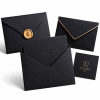 Sobres de Lujo Personalizados con Papel Dorado, Logotipo Estampado en Caliente, Invitaciones de Boda, Papel Perlado, Venta al Por Mayor en Varios Tamaños