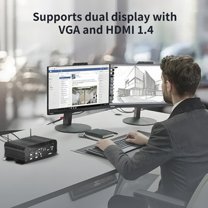 EGLOBAL G8 Mini ordenador industrial Core I5 8th Gen 6USB 2 * DDR4 2LAN 6COM M.2 NVME SSD <span class=keywords><strong>Single</strong></span>/Dual Display Fanless Mini PC - Product Image 4