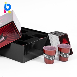 Set <span class=keywords><strong>di</strong></span> Carte da Gioco Rosse Personalizzate con Scatola, per Divertenti Conversazioni Familiari e <span class=keywords><strong>di</strong></span> Coppia, con <span class=keywords><strong>Domande</strong></span> e Temi <span class=keywords><strong>di</strong></span> Tavolo, per Giocare in Squadra - Product Image 4