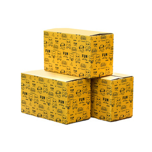 Caja de Cartón Plegable Xinmusi 335x168x210mm, Papel Corrugado de Alta Calidad para Empaque de Cosméticos con Sello Adhesivo Ondulado - Product Image 2