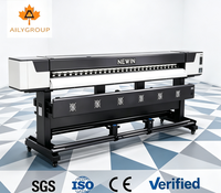 NOUVEAU Imprimante jet d'encre éco-solvant rouleau-à-roule CMYK I3200/I1600 Double 50m²/h Haute Vitesse 3200mm Automatique pour Bannières, Étiquettes et Papier
