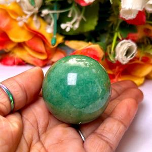 ลูกบอลควอตซ์อะเวนเจอรีนสีเขียวธรรมชาติ ขายส่ง หยกสีเขียว สำหรับบำบัดรักษา ตกแต่งบ้าน และเป็นของขวัญ - Product Image 4