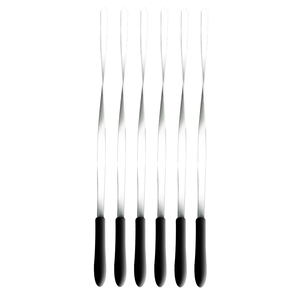 Asador de acero inoxidable RAF, 6 uds., parrilla de kebab giratoria de 360 grados, pinchos eléctricos <span class=keywords><strong>para</strong></span> barbacoa - Product Image 4