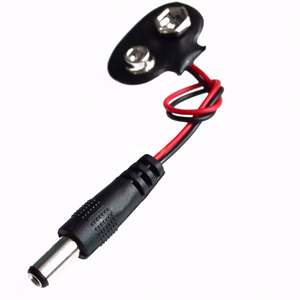 Cable de alimentación a presión de batería Experimental de 9V A Adaptador de batería de línea macho de Clip de 9V <span class=keywords><strong>para</strong></span> <span class=keywords><strong>conector</strong></span> R3 DIY nuevo - Product Image 1