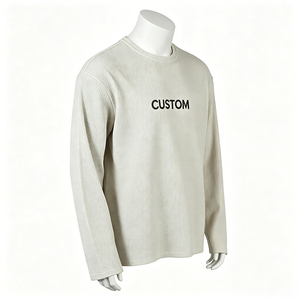 <span class=keywords><strong>Camisetas</strong></span> Personalizadas con Gráficos, <span class=keywords><strong>Camisetas</strong></span> Blancas <span class=keywords><strong>de</strong></span> Algodón, Camiseta <span class=keywords><strong>de</strong></span> Manga Larga Tipo Waffle <span class=keywords><strong>para</strong></span> <span class=keywords><strong>Hombre</strong></span> - Product Image 4