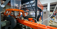 Souffleuse de film à grande largeur (3200 mm) pour film simple couche HDPE/LDPE, avec chargeur automatique, haute productivité et économie d'énergie