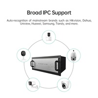 Serveur décodeur vidéo numérique 5U en rack, 28 ports de sortie, 64 canaux 1080P H.265, surveillance CCTV en temps réel