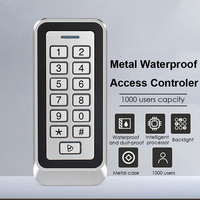Sistema de Control de Acceso Metálico Autónomo con Teclado Fácil para Exterior, 1000 Usuarios, IP66, Impermeable