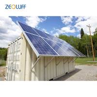 Profession elle Fabrik Gefrier schrank 40 Panels 20 Fuß Power Kühlraum netz unabhängig Diesel Hybrid Generator Solar panel Container
