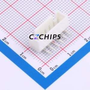 ZX-HA2.54-6PWZ Wire-to-Board Pin Header Bent Lead Through Hole,P=2.54mm Connector 1x6P 2.5mm Right Angle Insert XHB - Product Image 1