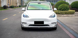Nuevo Kit de Carrocería para Tesla Model Y con Labio Delantero de Fibra de Carbono y <span class=keywords><strong>Difusor</strong></span> Trasero Deflector de Viento con Escape - Product Image 3