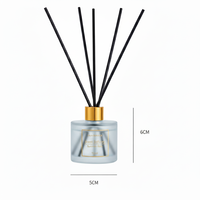 Diffuseur d'aromathérapie sans feu 50 ml, sans alcool, parfum léger longue durée 60-90 jours, pour la maison, les toilettes et la salle de bain