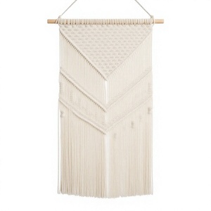 Tapiz de Macramé Hecho a Mano, Ecológico, de Cuerda de Algodón, Estilo Boho, para Decoración del Hogar, Dormitorio, Sala de Estar, Regalo de Cumpleaños - Product Image 4