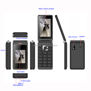 Téléphone à clapet Android personnalisé, écran tactile, clavier, smartphone, fabricant de télé<span class=keywords><strong>phones</strong></span> à clapet, téléphone à clapet intelligent 4G, téléphone mobile Android déverrouillé - Product Image 3
