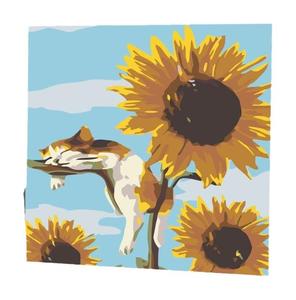 Kit Moderno <span class=keywords><strong>di</strong></span> Pittura a Numeri Paesaggio-<span class=keywords><strong>Tulipani</strong></span> Fiori <span class=keywords><strong>Dipinti</strong></span> a Mano Acrilici Decorativi Stampati Colorazione-Rilassante Colorato Fai-da-Te - Product Image 4