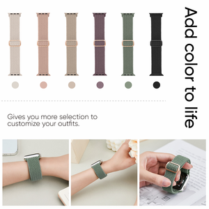 Correa Deportiva Ajustable de Nailon para <span class=keywords><strong>Apple</strong></span> <span class=keywords><strong>Watch</strong></span> Series 11 10 46mm 42mm 44mm 40mm IWatch <span class=keywords><strong>Ultra</strong></span> 3 2, Correa de Repuesto - Product Image 4