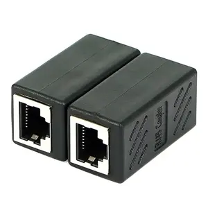 RJ45 Female to Female Network Lan Connector Adapter Coupler Extender RJ45 Ethernet Cable Extension Converter