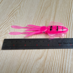 ปลาหมึกปลอม15ซม. 16ก.,เหยื่อปลอมปลาหมึกปลา<span class=keywords><strong>หมึก</strong></span>ปลาหมึกสีชมพูเหยื่อตกปลาพลาสติกยูวีอ่อนเรืองแสงอุปกรณ์<span class=keywords><strong>ตก</strong></span>ปลา - Product Image 2