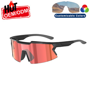 Men Half Frame Design Sunglasses <strong>Saftey</strong> Protective Sports Cycling <strong>Glasses</strong> for Adults Running Cycling Golf Rock Climbing - Product Image 1