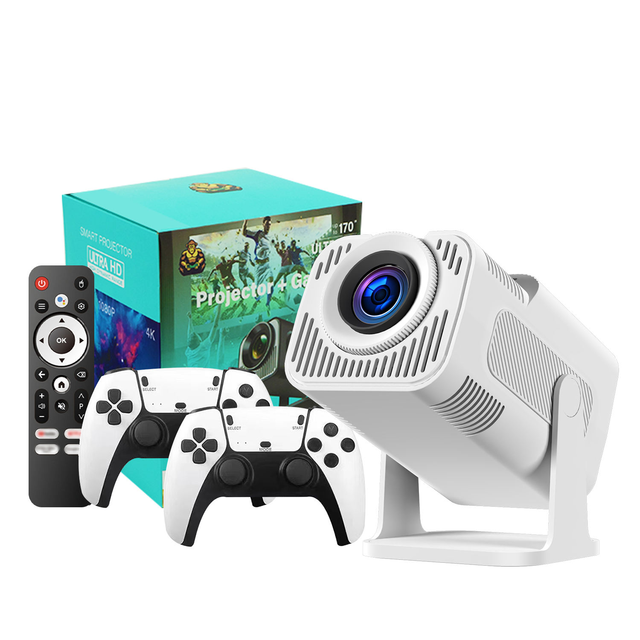 Wholesale Game Projector 4K 36000 Games LCD Android Wifi Home Video Game Console HY320 Mini Gaming Projector