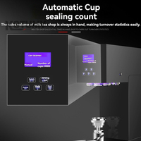 Machine de scellage semi-automatique facile à utiliser pour les cartons de canettes et bouteilles, idéale pour les salons de thé et les boissons
