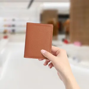 Handmade men's Recycled Short Wallet Manufacturer Purses Card Holder Wallets Leather Money Bag Leather Wallet