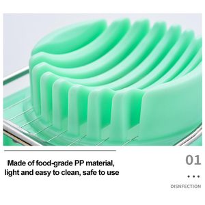 Cortador de Huevos en Cuartos de Acero Inoxidable, Mini Cortador de Huevos, el <span class=keywords><strong>Mejor</strong></span> Gadget de Cocina de Plástico para Cortar Huevos y Fresas - Product Image 2
