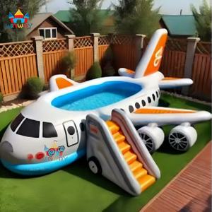 สระว่ายน้ำเป่าลมรูปเครื่องบินสำหรับเด็ก ดีไซน์ใหม่ ขายดี - Product Image 2