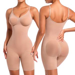 Tik Tok Hot Sale Slimming SEAMLESS Full Body Shaper <strong>Tummy</strong> <strong>Tucker</strong> Colombianas shaper Crotchless Bodysuit <strong>Shapewear</strong> for Women - Product Image 2