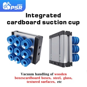 อุปกรณ์ยึดติดโครงดูดสูญญากาศสำหรับหุ่นยนต์อุตสาหกรรม CPSR IVSC-550-150 พร้อมเครื่องกำเนิดลมแบบในตัวสำหรับการจัดเรียงพาเลทแผงกระดาษแข็ง - Product Image 4
