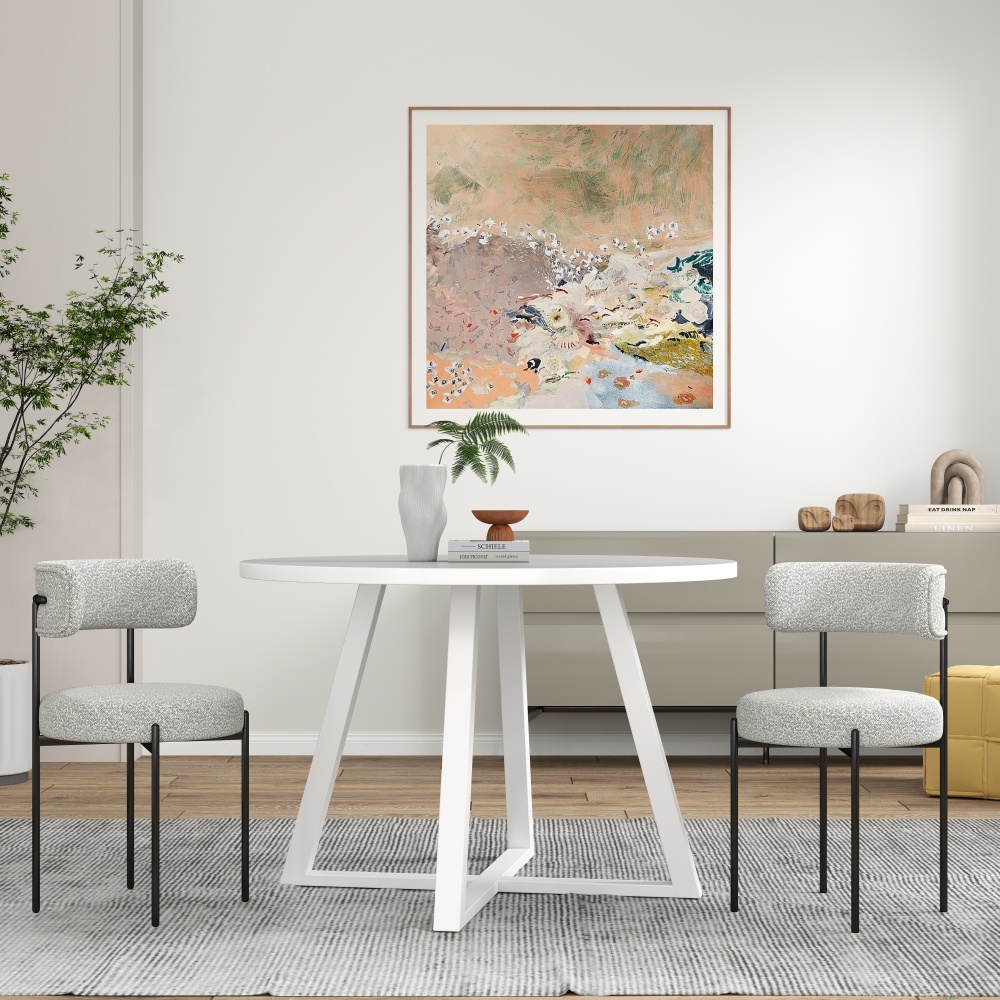 Blanc + Multi + Bois massif + MDF + Bois massif + MDF