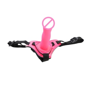 Dildo Lésbico Portátil, Pantalones de Cuero para Coqueteo, Masturbador Femenino, Emulación de Silicona, Artículos Sexuales para Adultos, Juguetes Alternativos - Product Image 2