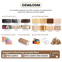 Cadre photo en bois massif de qualité supérieure, paire de supports de bureau pour affichage paysage et portrait, décoration de table pour la maison et le bureau, accessoire d'artisanat pour encadrement photo