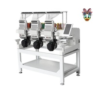 Machine à broder industrielle multi-têtes, automatique et informatisée, pour monogrammes, t-shirts, vêtements et chapeaux