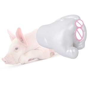 2025 Animal Fantasy Pig Butt Masturbator for Men, Double Hole Anal Toy with Optional <b>Vibration</b>, Factory Supply - Product Image 1