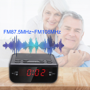 Orologio da tavolo con sveglia elettronica digitale da tavolo con radio FM multifunzionale a LED - Product Image 5