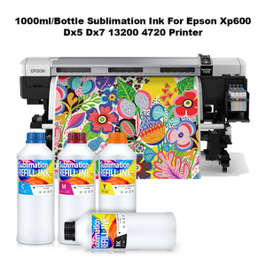 Factory Price <strong>Sublimation</strong> <strong>Ink</strong> for Epson Printer 1000ml CMYK Heat Press <strong>Ink</strong> <strong>Sublimation</strong> - Product Image 2