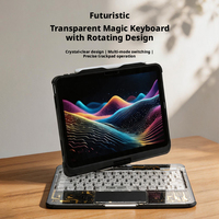 Nouvel Arrivage : Étui Clavier Magnifique avec Trackpad Multi-Touch pour iPad 2025 (10.9/10e/11e Génération) A16, Moule Privé 28x20