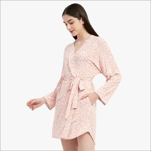 Hypoallergenic Women's Bamboo Kimono Robe Soft Bamboo Robe for Sleep Lounge with Factory Direct - Product Image 1