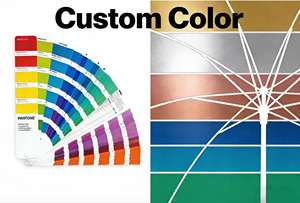 Logotipo personalizado UV vinilo protector solar UV publicidad sombrilla plegable con diseño moderno caja de embalaje <span class=keywords><strong>para</strong></span> la venta al por mayor - Product Image 3