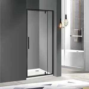 Aokeliya独特的易于安装的立式淋浴间，带浴室钢化玻璃门