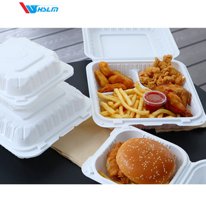 Contenedor de Alimentos Desechable de Plástico Rectangular de 8 Pulgadas Apto para Comida para Llevar de Restaurantes - Product Image 6