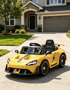 New Cartoon <b>Model</b> Luxury Children's Vehicle 12V7Ah Battery Powered with Leather Seat Early Education Player - Product Image 1