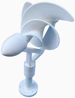 Micro éolienne en spirale 50W aimant permanent triphasé sortie cc sans brosse générateur de vent à axe vertical VAWT