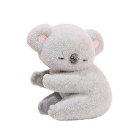 Weißes Kaninchen Ferkel Hamster Panda Niedliche PVC-Tiermodelle Harz Feste künstliche Ornamente für den grenz überschreiten den Verkauf von Desktop-Autos