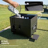 Distributeur de balles de golf portable, machine automatique de tee-off, étanche, durable, aide à l'entraînement sur le driving range, personnalisable, OEM